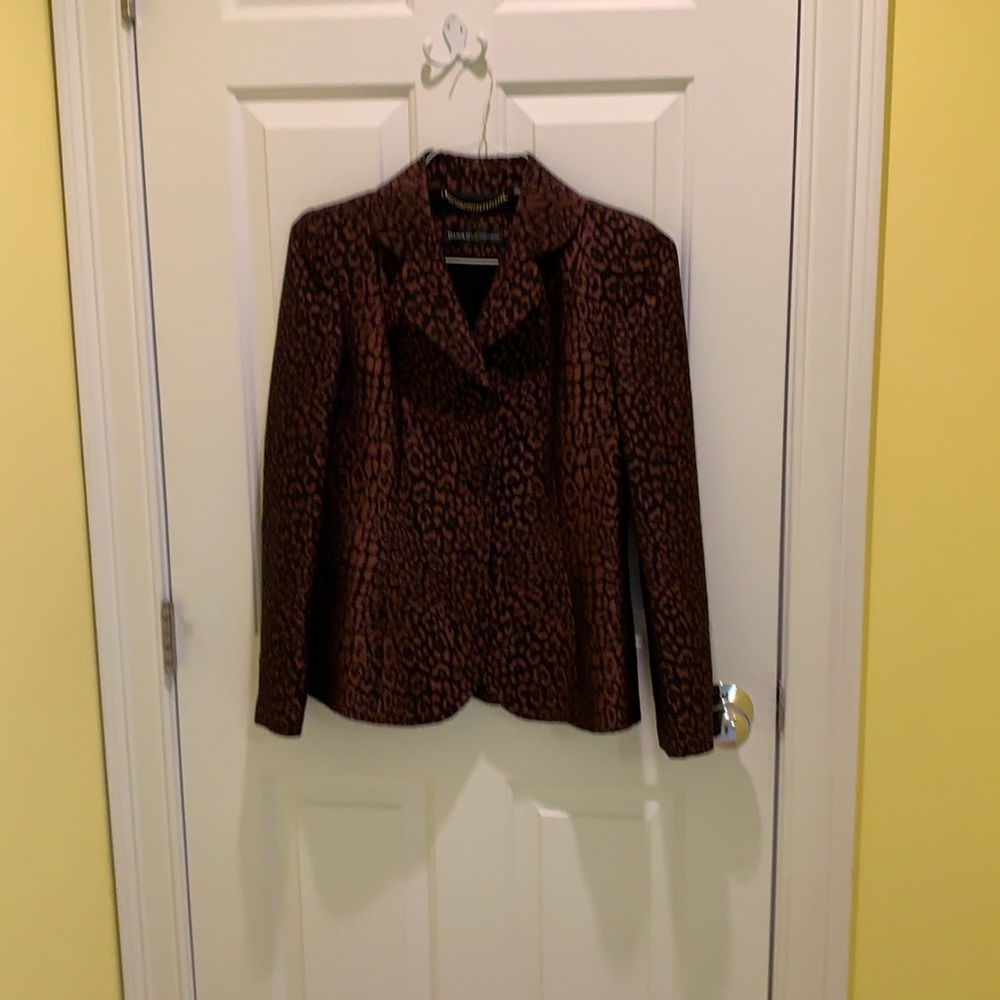 Dana Buchman Black and Brown Blazer